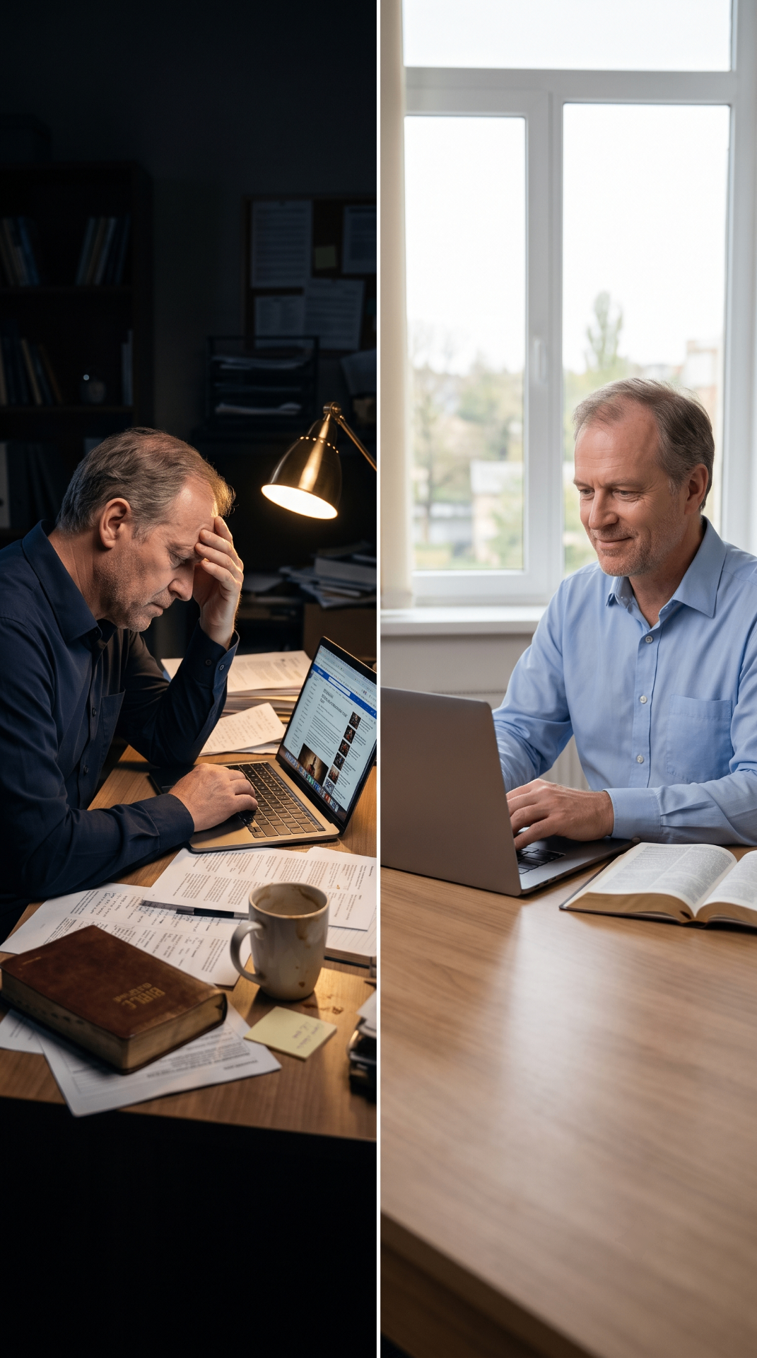 Before and after: from sermon-prep frustration to a ready library of Bible visuals